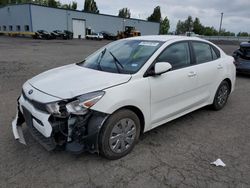 Salvage cars for sale at Portland, OR auction: 2019 KIA Rio S