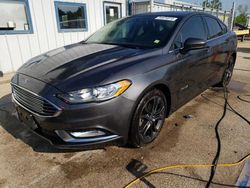 Salvage cars for sale from Copart Pekin, IL: 2018 Ford Fusion SE Hybrid