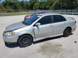 Salvage cars for sale from Copart Fort Pierce, FL: 2004 Toyota Corolla CE