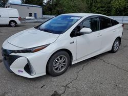 Salvage cars for sale from Copart Arlington, WA: 2019 Toyota Prius Prime