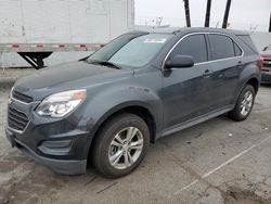 Salvage cars for sale at Van Nuys, CA auction: 2017 Chevrolet Equinox LS