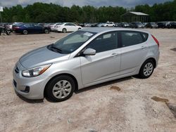 Salvage cars for sale from Copart Charles City, VA: 2015 Hyundai Accent GS