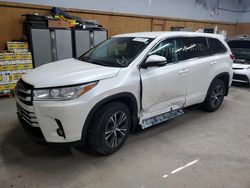 Salvage cars for sale from Copart Kincheloe, MI: 2017 Toyota Highlander LE