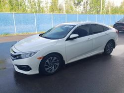 Honda salvage cars for sale: 2017 Honda Civic EX