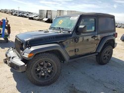 Jeep Wrangler Sport salvage cars for sale: 2021 Jeep Wrangler Sport