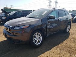 Salvage cars for sale at Elgin, IL auction: 2017 Jeep Cherokee Latitude