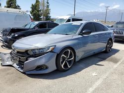 Salvage cars for sale at Rancho Cucamonga, CA auction: 2022 Honda Accord Sport SE