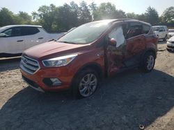 Salvage cars for sale at Madisonville, TN auction: 2019 Ford Escape SE