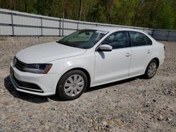 Salvage cars for sale at West Warren, MA auction: 2017 Volkswagen Jetta S