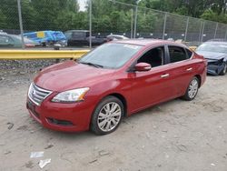 Salvage cars for sale at Waldorf, MD auction: 2013 Nissan Sentra S