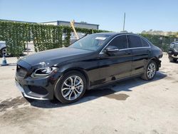 Salvage cars for sale at Orlando, FL auction: 2015 Mercedes-Benz C 300 4matic