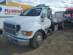 Salvage trucks for sale at Brighton, CO auction: 2003 Ford F650 Super Duty