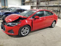 Salvage cars for sale at Eldridge, IA auction: 2019 Chevrolet Cruze LT