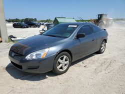 Salvage cars for sale from Copart West Palm Beach, FL: 2003 Honda Accord EX