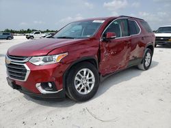 Salvage cars for sale at Arcadia, FL auction: 2020 Chevrolet Traverse LT