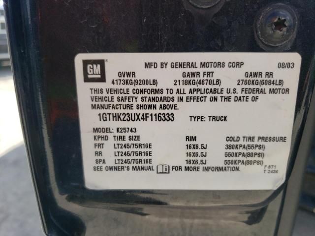 2004 GMC Sierra K2500 Heavy Duty