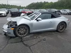 Salvage cars for sale at Exeter, RI auction: 2016 Porsche 911 Carrera