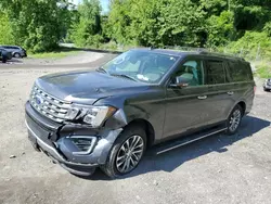 Vehiculos salvage en venta de Copart Marlboro, NY: 2018 Ford Expedition Max Limited