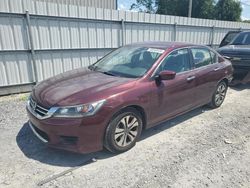 Salvage cars for sale at Gastonia, NC auction: 2015 Honda Accord LX