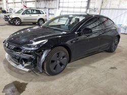 Salvage cars for sale at Woodburn, OR auction: 2022 Tesla Model 3
