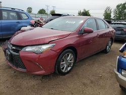 Salvage cars for sale at Elgin, IL auction: 2016 Toyota Camry LE
