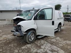 Chevrolet salvage cars for sale: 2021 Chevrolet Express G2500