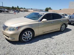 Salvage cars for sale at Mentone, CA auction: 2007 Lexus LS 460