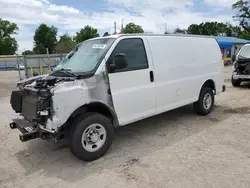 Salvage trucks for sale at Wichita, KS auction: 2020 Chevrolet Express G2500