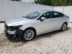 Salvage cars for sale from Copart Baltimore, MD: 2019 Ford Fusion SE