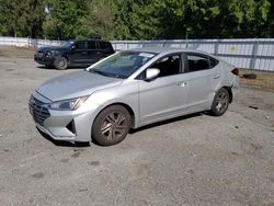 Hyundai salvage cars for sale: 2019 Hyundai Elantra SEL