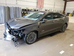 Salvage cars for sale at San Antonio, TX auction: 2018 Ford Fusion SE Phev