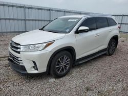 Toyota Highlander salvage cars for sale: 2019 Toyota Highlander SE