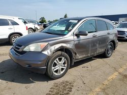 Vehiculos salvage en venta de Copart Woodhaven, MI: 2010 Honda CR-V EXL