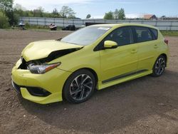 Salvage cars for sale from Copart Columbia Station, OH: 2016 Scion IM