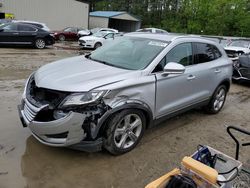Salvage cars for sale at Seaford, DE auction: 2017 Lincoln MKC Premiere