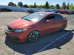 Salvage cars for sale from Copart Portland, OR: 2013 Honda Civic SI