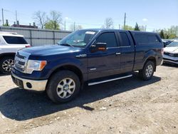 Salvage trucks for sale at Lansing, MI auction: 2014 Ford F150 Super Cab