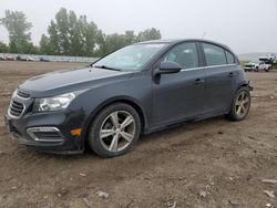 Salvage cars for sale from Copart Portland, MI: 2015 Chevrolet Cruze LT