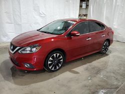 Salvage cars for sale from Copart Leroy, NY: 2018 Nissan Sentra SR Turbo