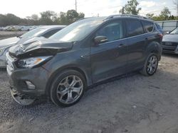 Salvage cars for sale at Riverview, FL auction: 2019 Ford Escape Titanium