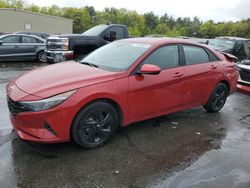 Salvage cars for sale from Copart Exeter, RI: 2022 Hyundai Elantra SEL