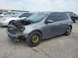 Salvage cars for sale at Grand Prairie, TX auction: 2010 Volkswagen GTI