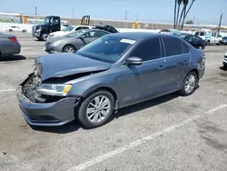 Salvage cars for sale at Van Nuys, CA auction: 2015 Volkswagen Jetta TDI