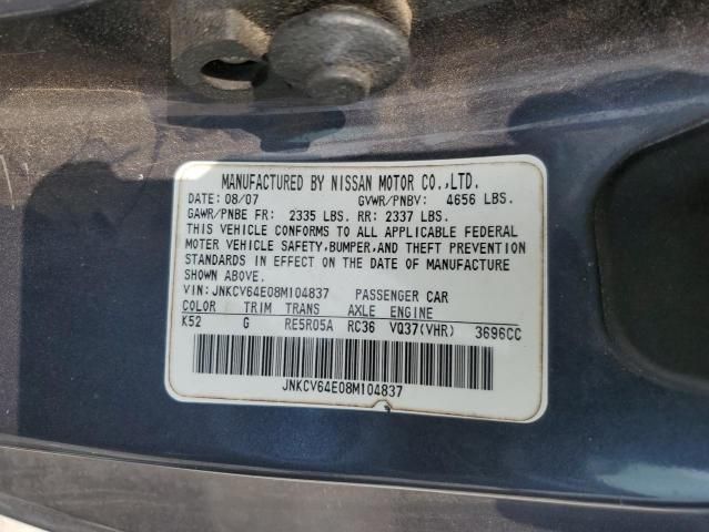 2008 Infiniti G37 Base