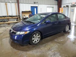 Salvage cars for sale from Copart West Mifflin, PA: 2010 Honda Civic LX