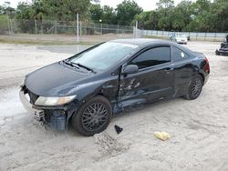 Salvage cars for sale from Copart Fort Pierce, FL: 2011 Honda Civic LX