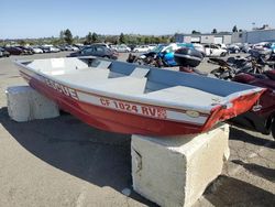 Salvage boats for sale at Vallejo, CA auction: 2014 Klam Boat