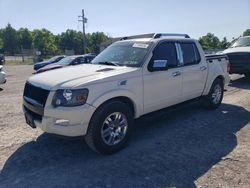 Salvage cars for sale at York Haven, PA auction: 2008 Ford Explorer Sport Trac Limited
