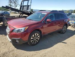 Salvage cars for sale from Copart San Martin, CA: 2017 Subaru Outback 3.6R Limited