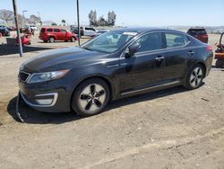 Salvage cars for sale at San Diego, CA auction: 2013 KIA Optima Hybrid